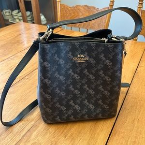 Coach Mollie Bucket Bag 22” Signature Canvas